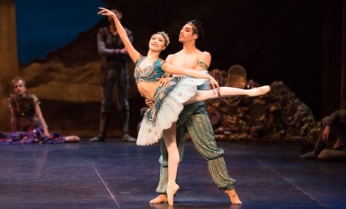 Shiori Kase (Medora) and Cesar Corrales (Ali). Photo: © Photography by ASH