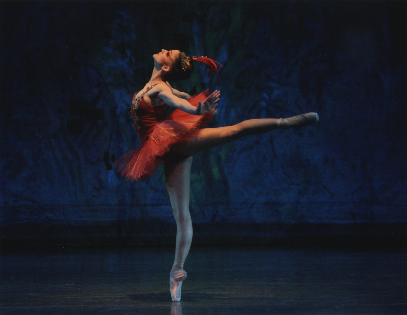 Ashley Bouder in George Balanchines' Firebird, New York City Ballet. Photo credit: Paul Kolnik