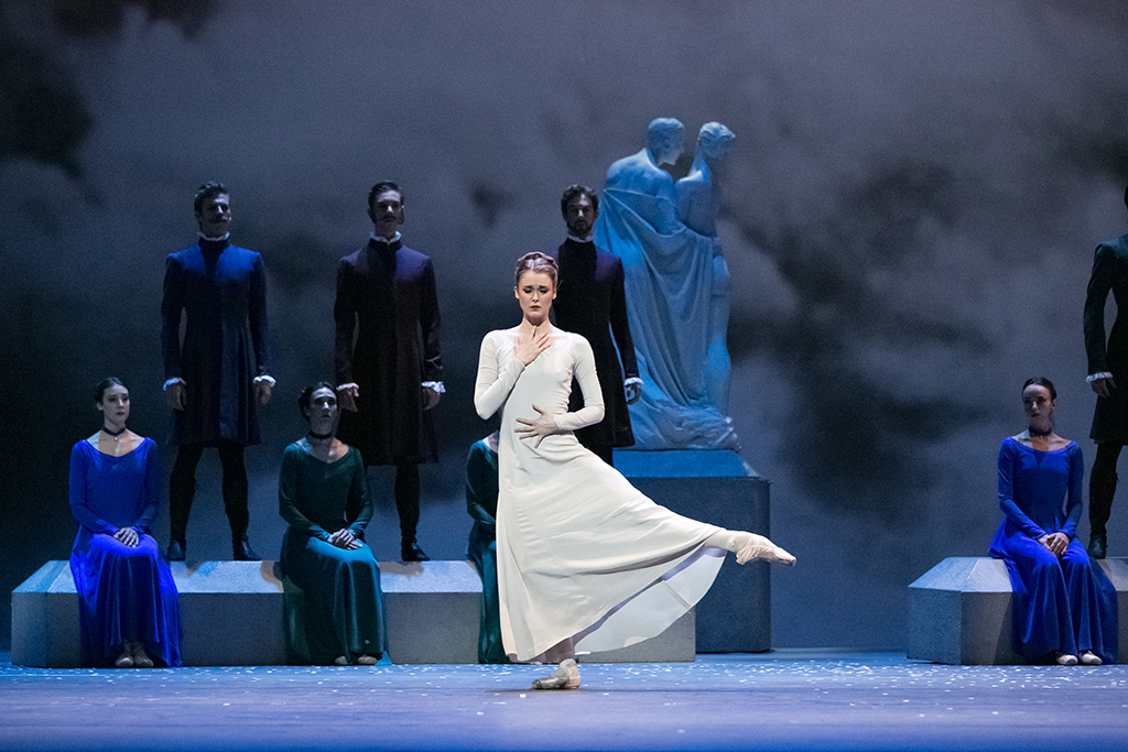 Hannah Fischer with Artists of the Ballet in The Winter's Tale. Photo by Karolina Kuras.