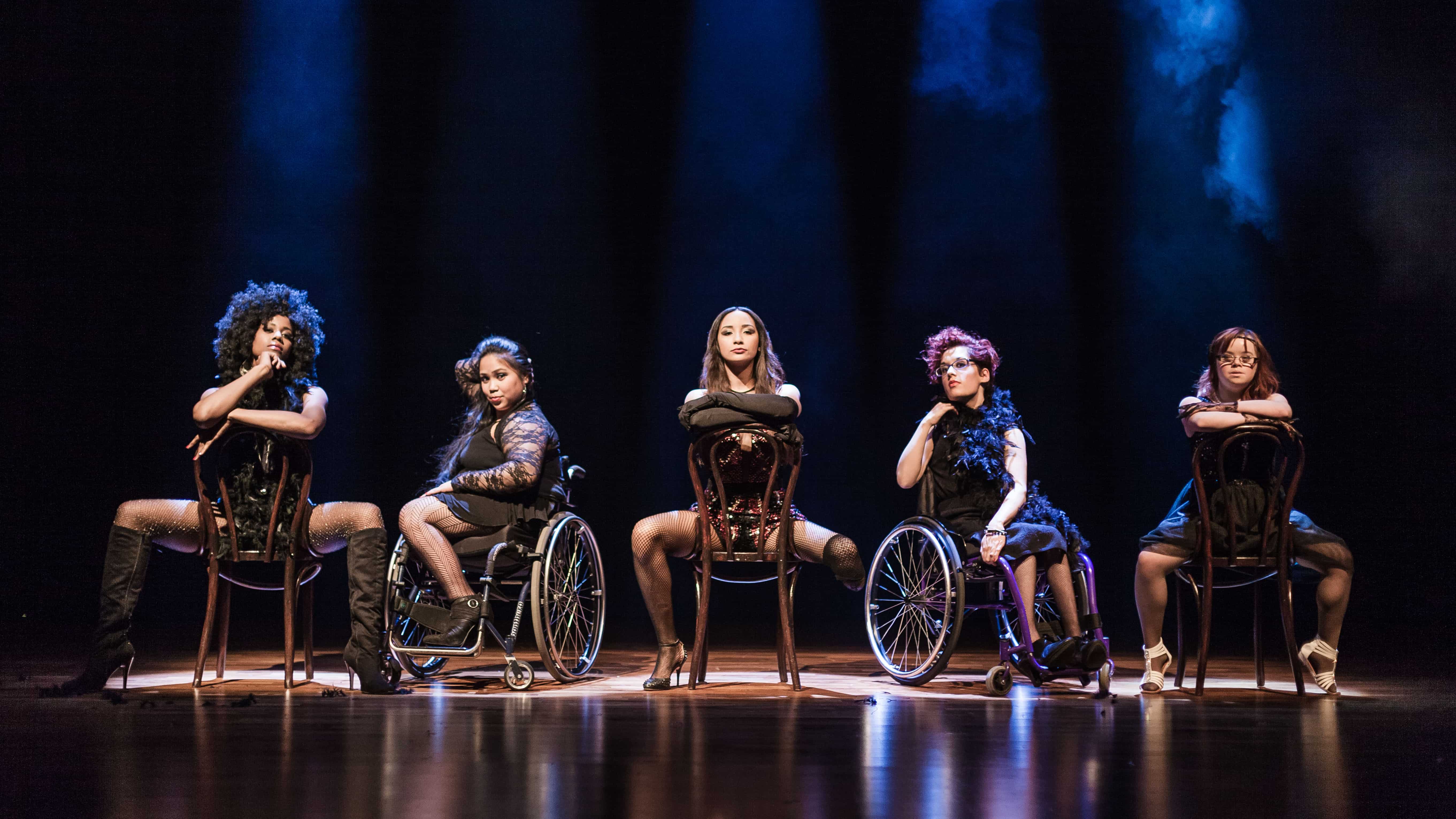11 Million Reasons to Dance. Chicago ft Laura Dajao (second left). Pic by Sean Goldthorpe