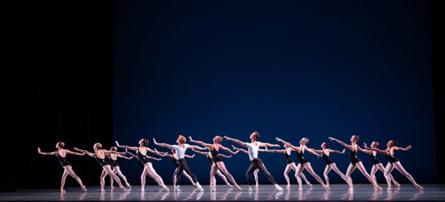 Miami City Ballet dancers in The Four Temperaments. Choreography by George Balanchine © The George Balanchine Trust. Photo © Alexander Iziliaev.