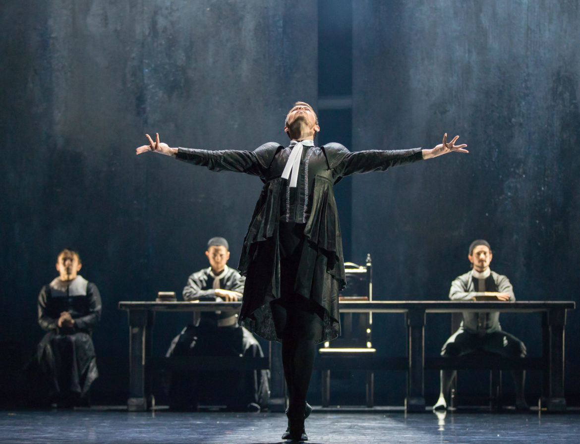 Christopher Harrison in Scottish Ballet's production of Helen Pickett's The Crucible. Photo by Andy Ross
