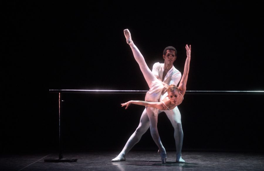 Fernanda Oliveira and Junor Souza in Ben Stevenson's Three Preludes part of English National Ballet's 70th Anniversary Gala (c) Laurent Liotardo
