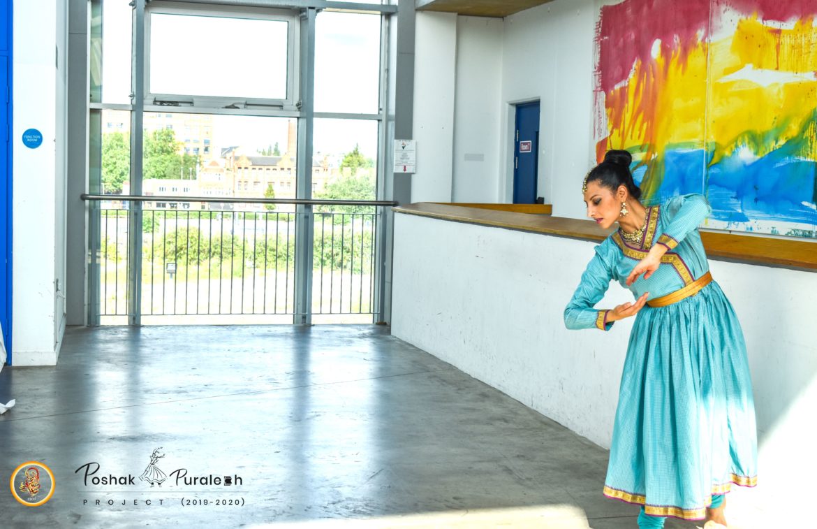 CICD, ‘’Poshak Puralekh’’ project, 2019-20. Dancer: Sharena Gulzar. Photo by Sandeep Chohan (photo edit Kuldeep Goswami)