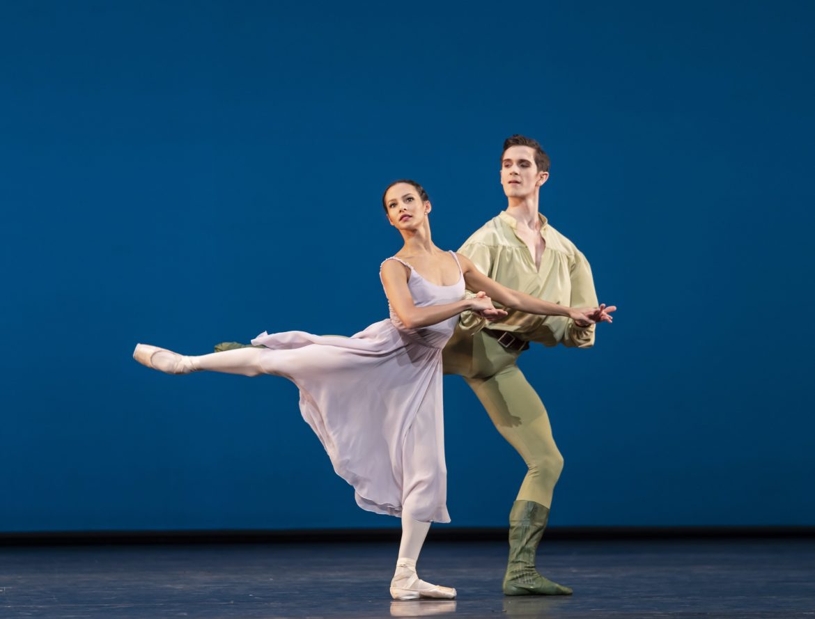 Francesca Hayward and William Bracewell in Dances at a Gathering, The Royal Ballet ©2020 ROH. Photograph by Bill Cooper